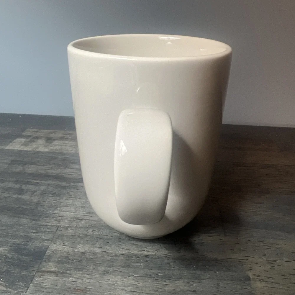 Crate & Barrel‎ GRAEDEN Light Gray & White Replacement Mug Cup Coffee Tea